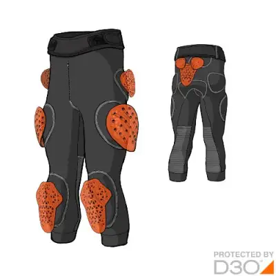 Xion Bermuda Freeride Evo – D3O [men]