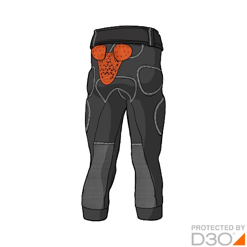 Xion Bermuda Freeride Evo – D3O [men]
