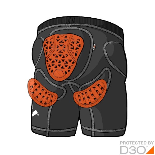 Xion Shorts Freeride Evo – D3O [men]