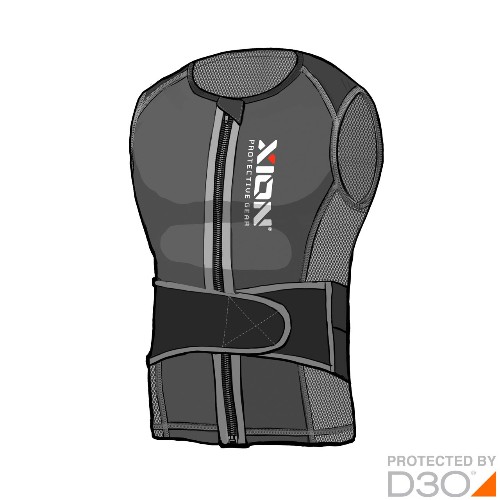 Xion Nosleeve Vest Freeride – D3O [junior]
