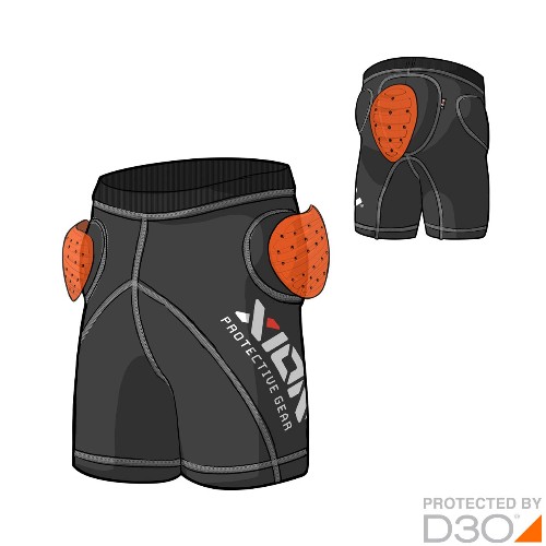 Xion Shorts Freeride – D3O [junior]