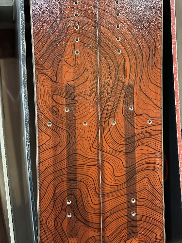 Telos DST 22 162 splitboard + skins