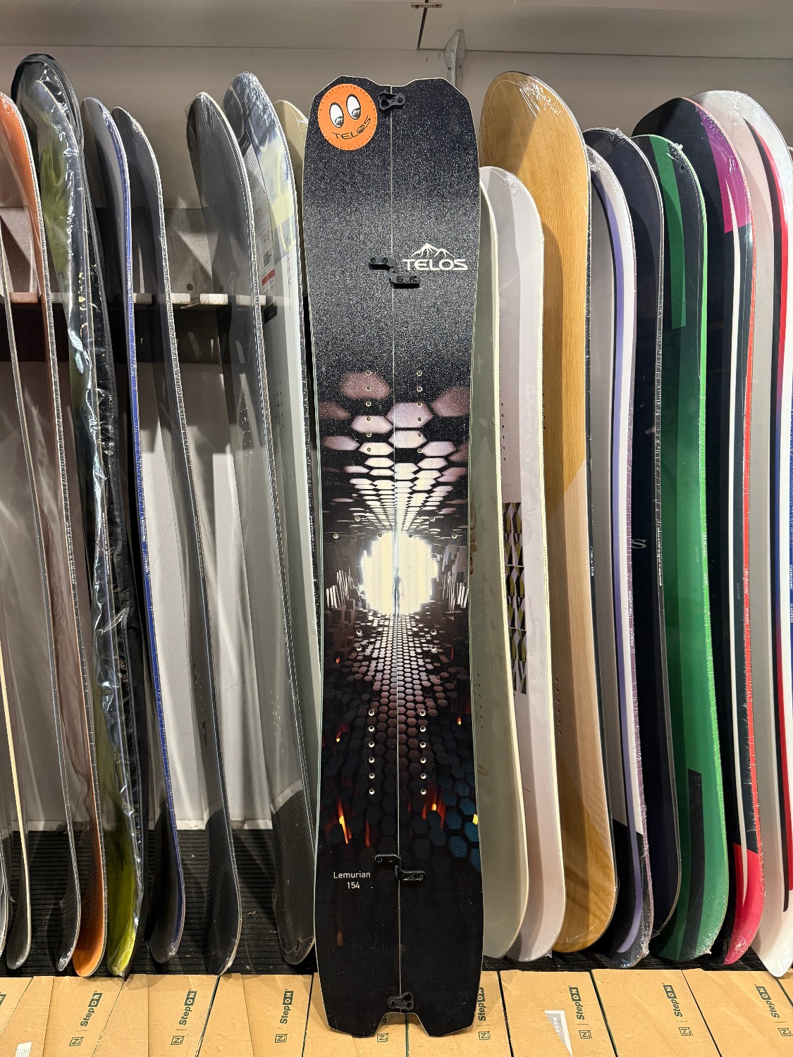Telos Lemurian 154 splitboard + skins