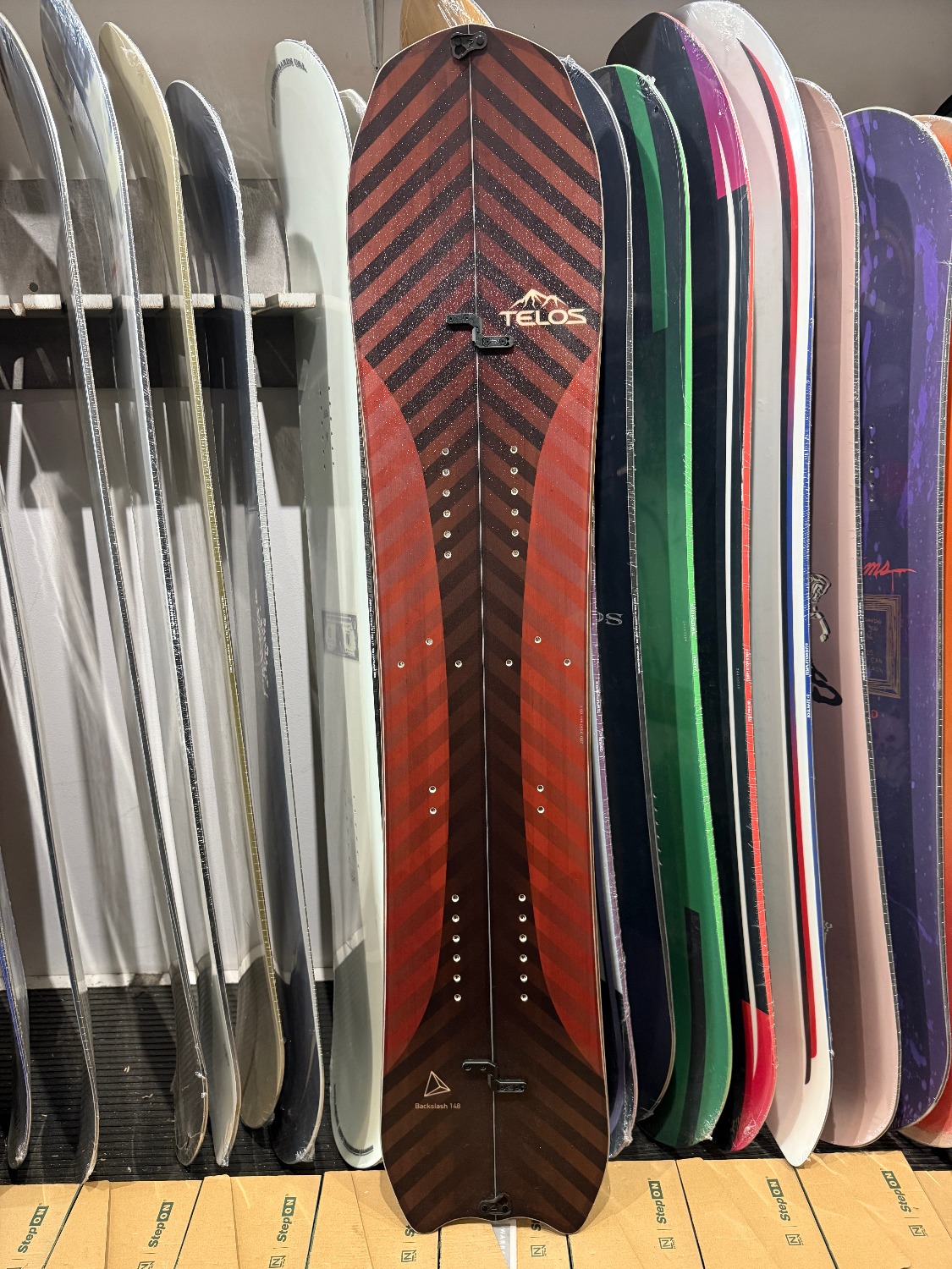 Telos Backslash 22 148 splitboard + skins
