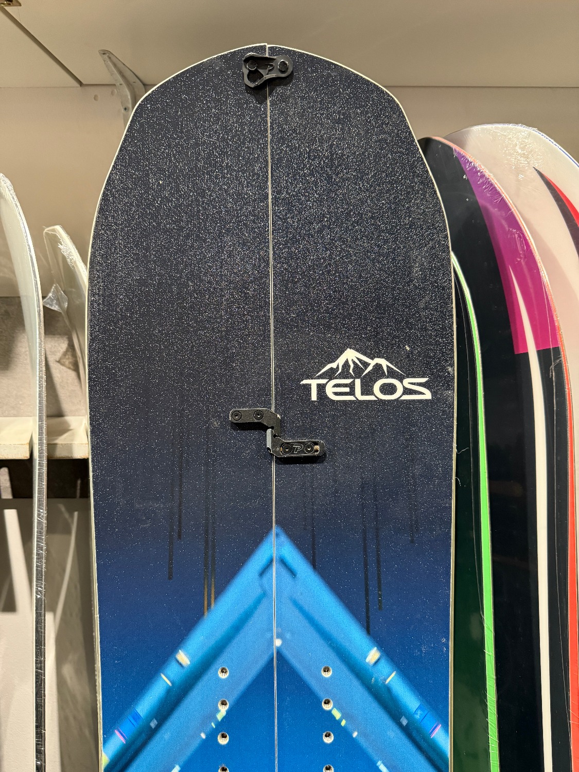 Telos Backslash splitboard 158 (2) + skins