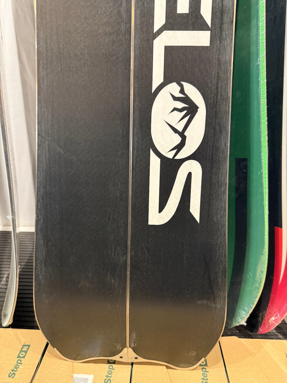 Telos Backslash splitboard 158 (2) + skins