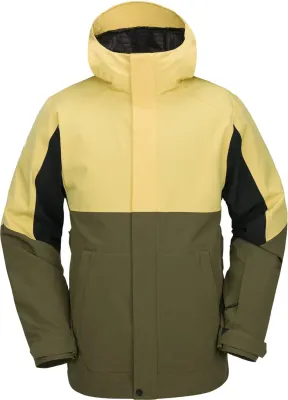 Volcom Brighton Full Zip - żółty, zielony (ivy)