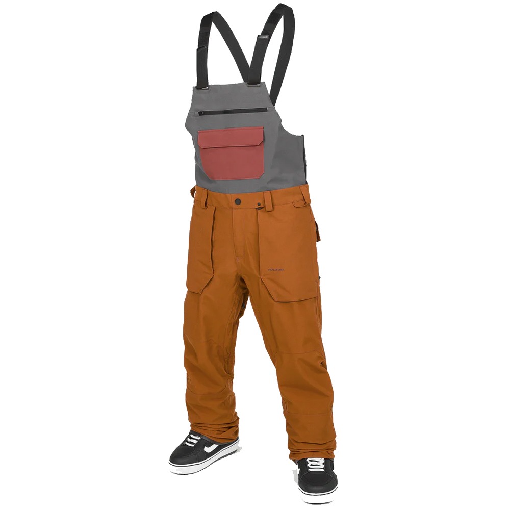 Volcom Roan Bib Overall - brown (Carmel)