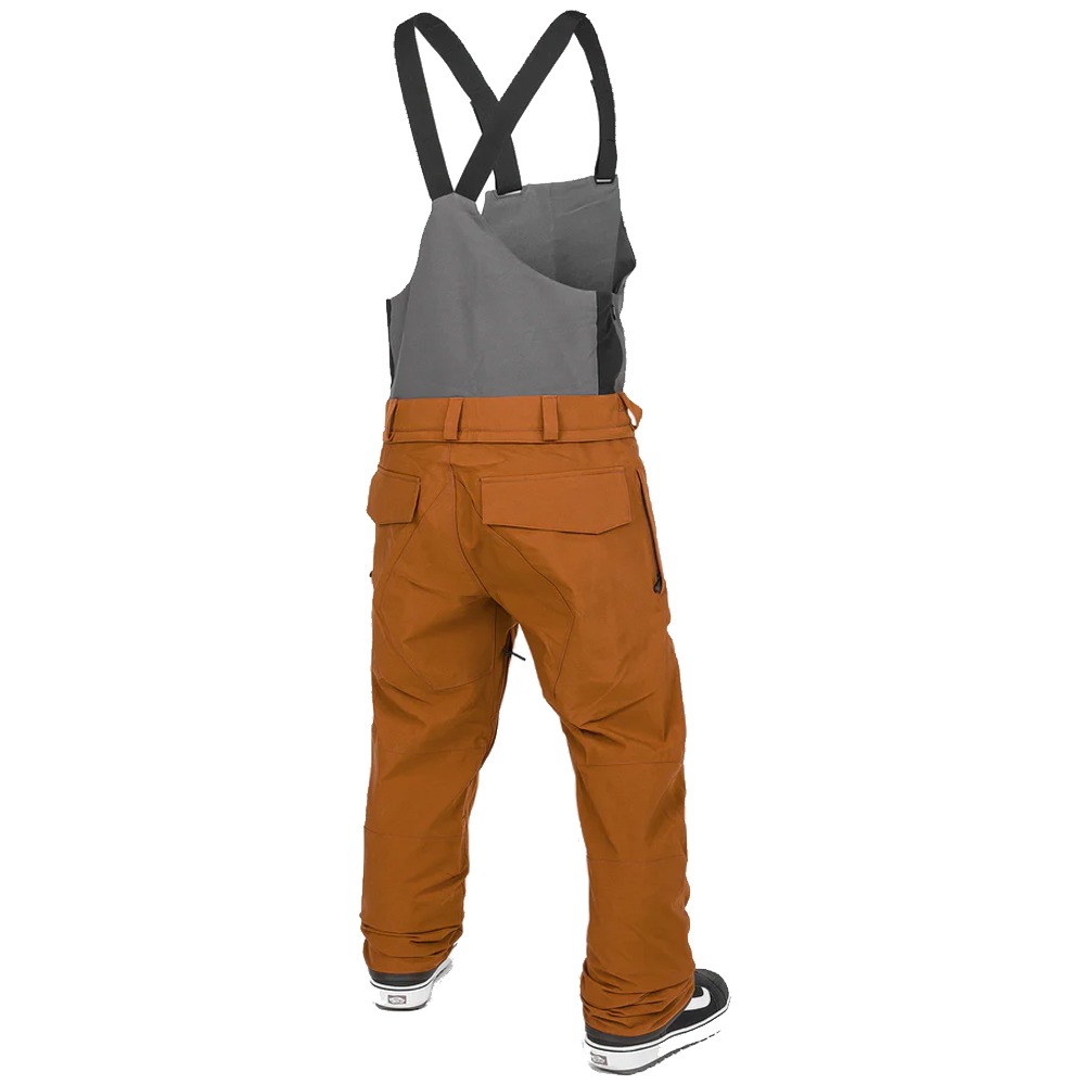 Volcom Roan Bib Overall - brown (Carmel)