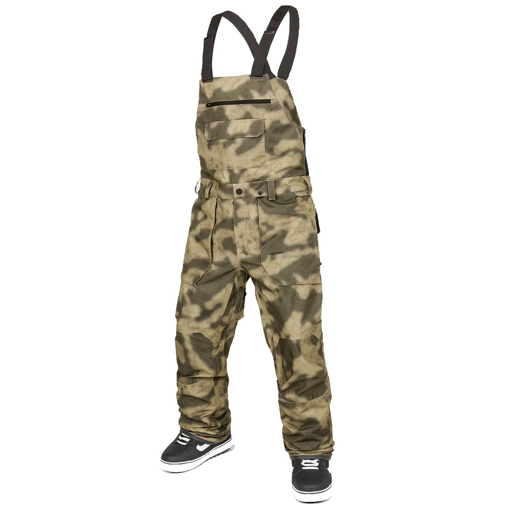 Volcom Roan Bib Overall - camo (camouflage)